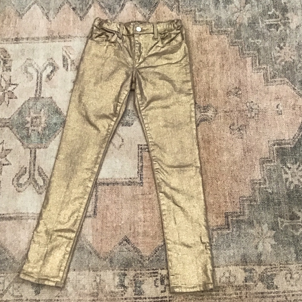 GAP Kids Metallic Skinny Jeans